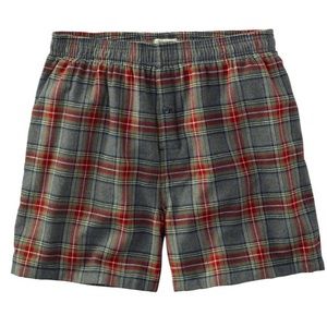 NWT MENS L.L BEAN SCOTCH PLAID FLANNEL BOXERS